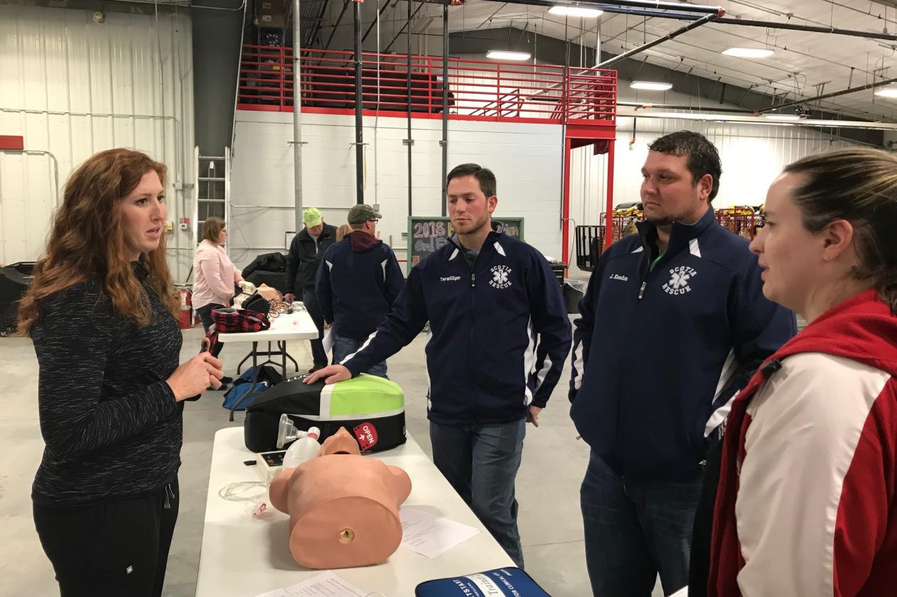 Photo of VCHS hosts recertification for seven area ambulance squads