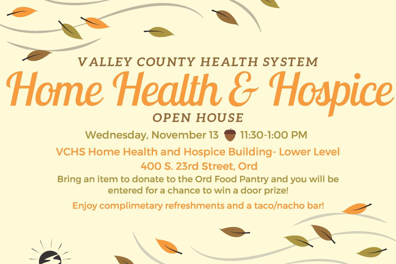 Photo of VCHS Home Health & Hospice hosting open house on Nov. 13