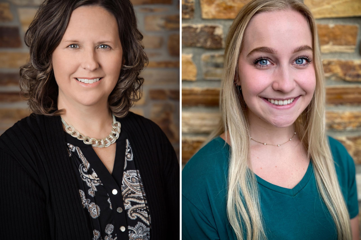 Photo of Jane Meyer, APRN-NP, and Adelynne Sich, CNA, Receive NHAREF Scholarships