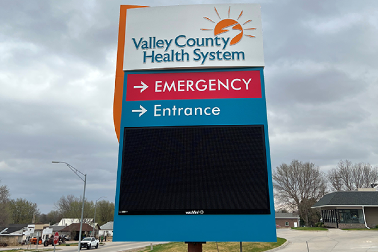 Photo of VCHS Installs Electronic Message Board